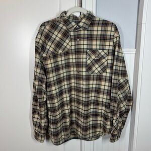 Howler Brother's Mens Harker's Flannel In Plaid Size Large READ